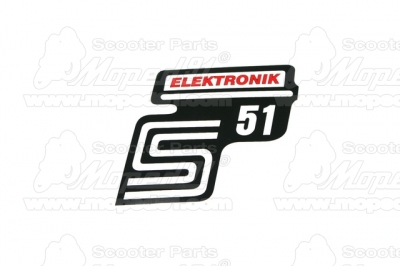 matrica deknire elektronic piros