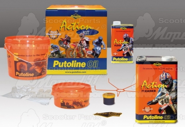 PUTOLINE ACTION KIT. Tiszt�t� �s olajoz� k�szlet leveg�sz�r�h�z 