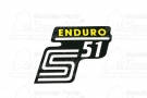  matrica enduro s�rga 