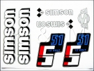 Simson matrica komplett S51 
